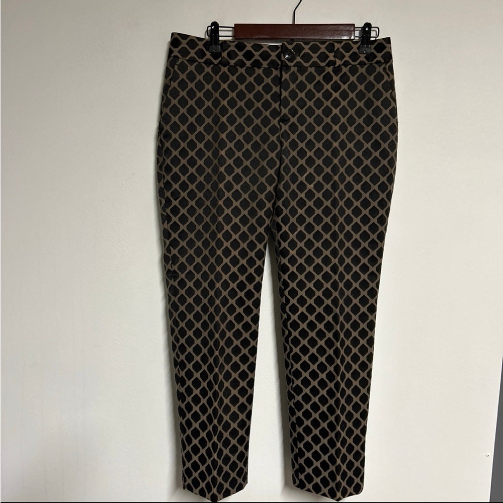 Banana Republic Mojave Camden‎ Pant Women’s 8P Geometric Pencil Pants Preppy